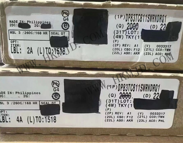 供應以太網IC DP83TC811SWRNDRQ1 低功耗 100BASE-T1 以太網PHY收發(fā)器