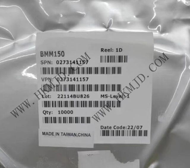 供應(yīng)傳感器芯片 BMM150 板機接口霍耳效應(yīng)/磁性傳感器