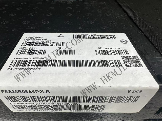 汽車(chē)級(jí)IGBT FS820R08A6P2LB 750 V 820 A 六單元 汽車(chē)合格 IGBT模塊