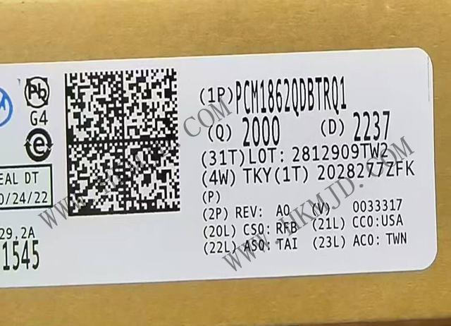 明佳達(dá)電子——供應(yīng) [TI] PCM1862QDBTRQ1 汽車(chē)音頻 ADC 轉(zhuǎn)換器