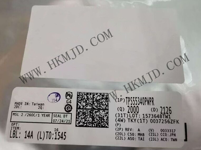 【德州儀器】具有5A、40V  TPS55340PWPR 集成式電源開(kāi)關(guān)的單片非同步開(kāi)關(guān)穩(wěn)壓器