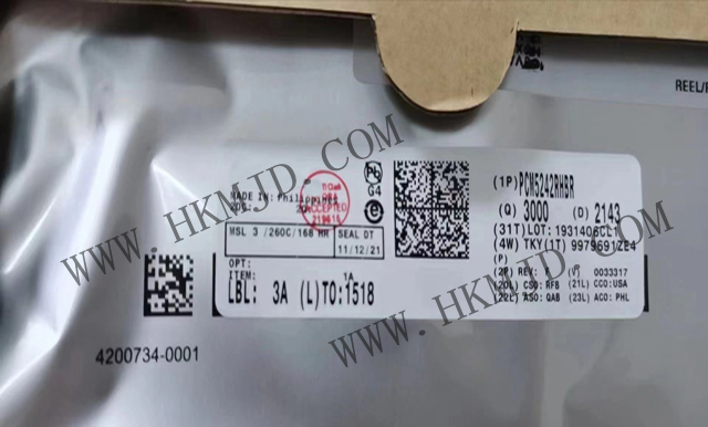 PCM5242RHBR (TI) 4.2VRMS DirectPath?、32 位、384kHz、114dB 音頻立體聲 DAC