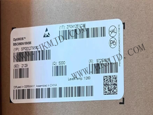 英飛凌BSC093N15NS5 OptiMOS?5 150V功率MOSFET，超低導通電阻9.3mΩ
