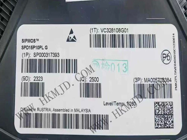 英飛凌 SPD15P10PL 100V SIPMOS? P 溝道功率 MOSFET 晶體管