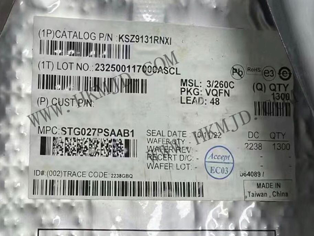 供應 [Microchip] 以太網(wǎng) IC，原裝 KSZ9131RNXI 千兆位以太網(wǎng)收發(fā)器