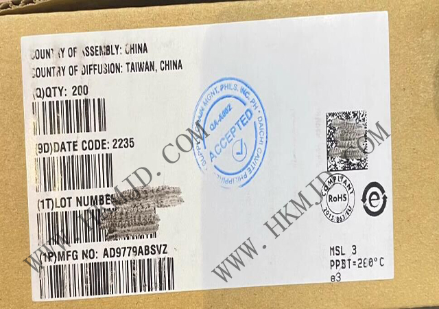 ADI AD9779ABSVZ 雙通道 16 位 1 GSPS 高動態(tài)范圍數(shù)模轉換器