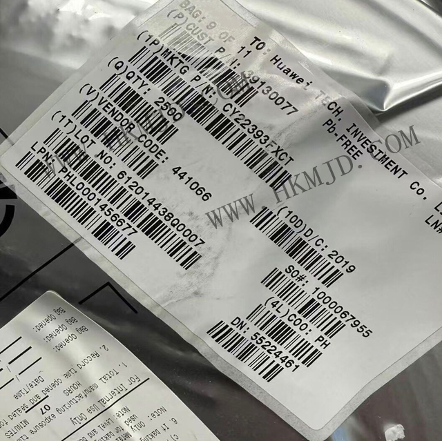 【原廠正品】供應 CY22393FXCT 三相PLL、串行可編程、閃存可編程時鐘發(fā)生器